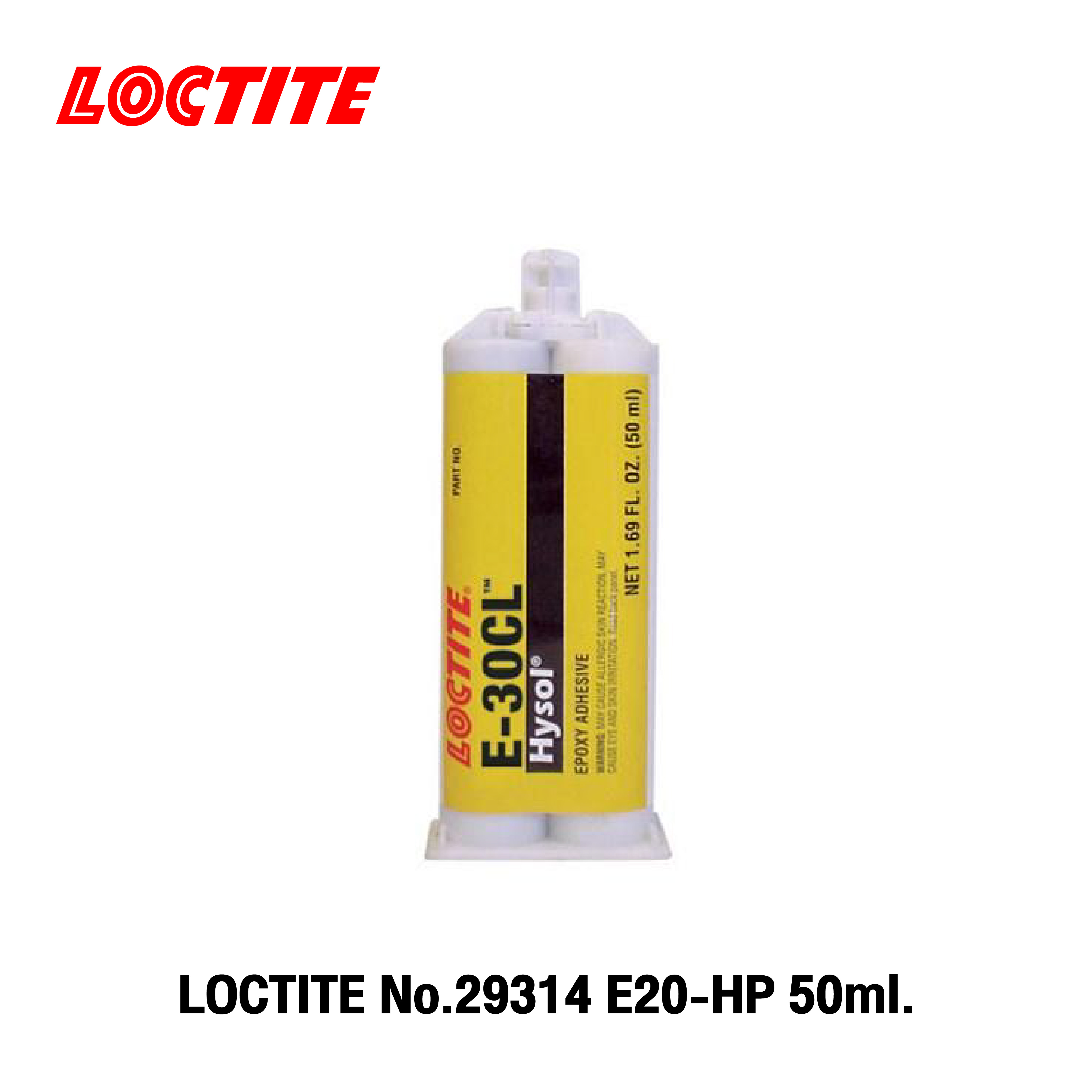 LOCTITE #29314 น้ำยา E-20HP 50ml. HYSOL E-20HP EPOXY ADH. (ราคาต่อชุด , 1 กล่อง มี 10 ชุด)