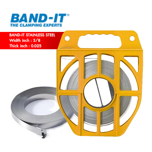 BAND-IT C203 สายรัดสแตนเลส 201 SS ความกว้าง 3/8" (9.60 mm)