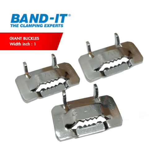 BAND-IT G441 กิ๊บรัดแสตนเลส 201 SS (ใหญ่) Giant Buckles  ความกว้าง 1" (25.4 mm) 25 ea/box