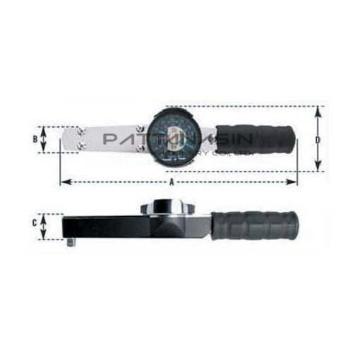 CDI ประแจวัดแรงบิด แบบหน้าปัดเข็ม ขนาด 3/4 นิ้ว  แรงบิด 0-600 ft. lb. (0-800 Nm)