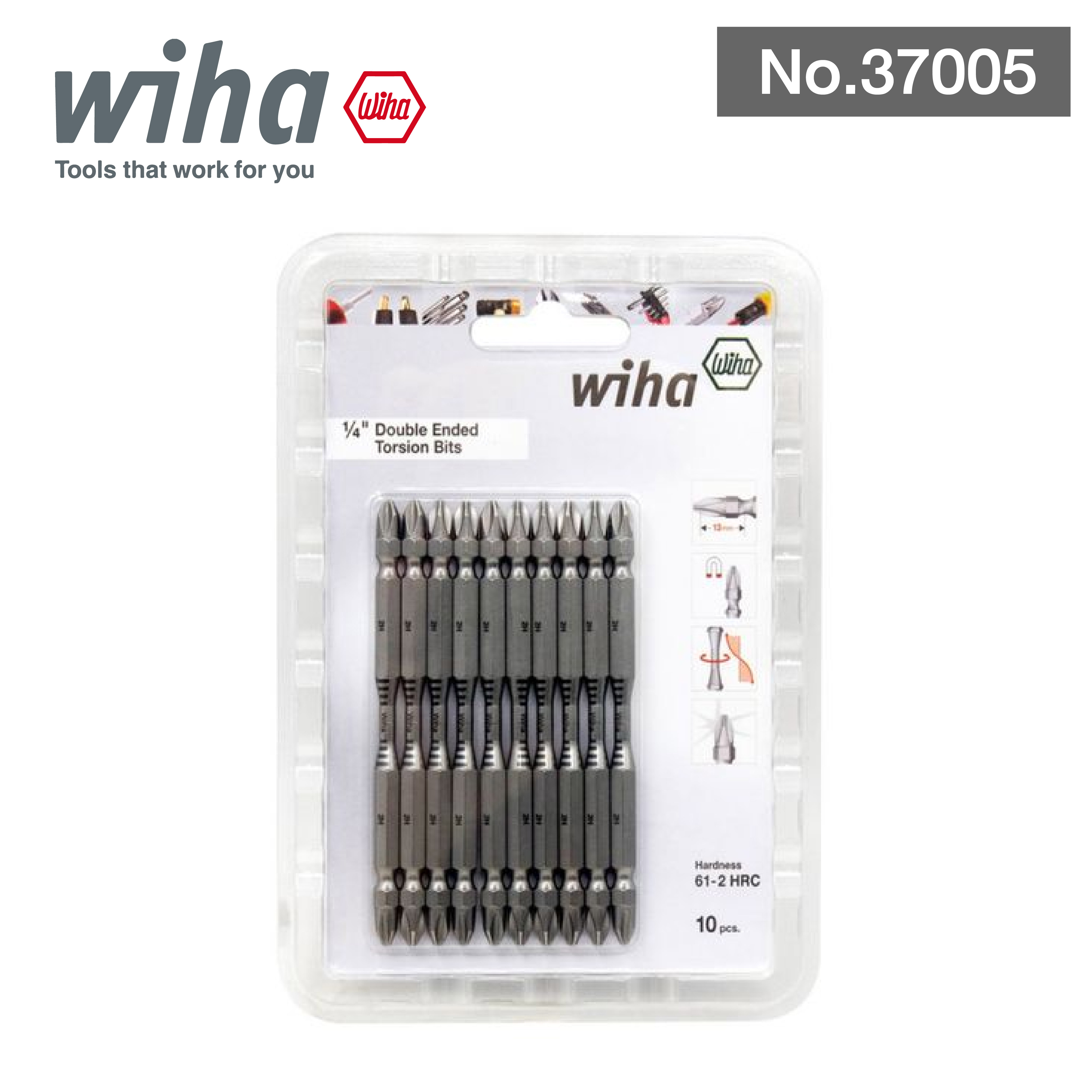 WIHA ดอกไขควง 2 หัว ขนาด PH2*110 No.37005
