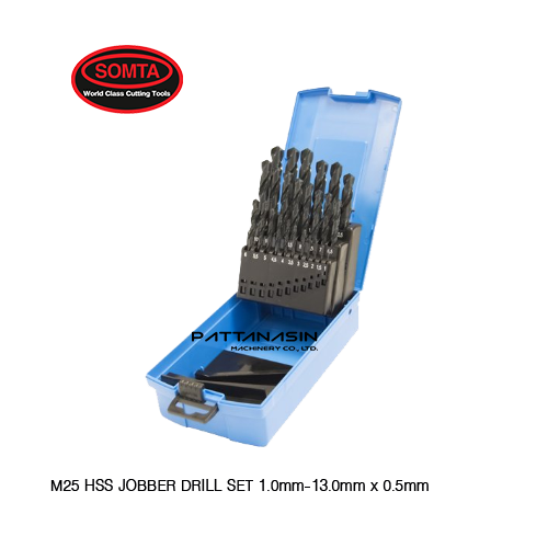 SOMTA ดอกสว่านไฮสปีดเจาะเหล็ก ขนาด 1 - 13 มม.