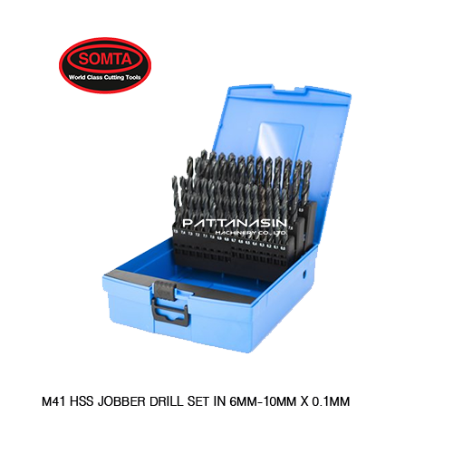 SOMTA ดอกสว่านไฮสปีดเจาะเหล็ก ขนาด 6 - 10 มม.