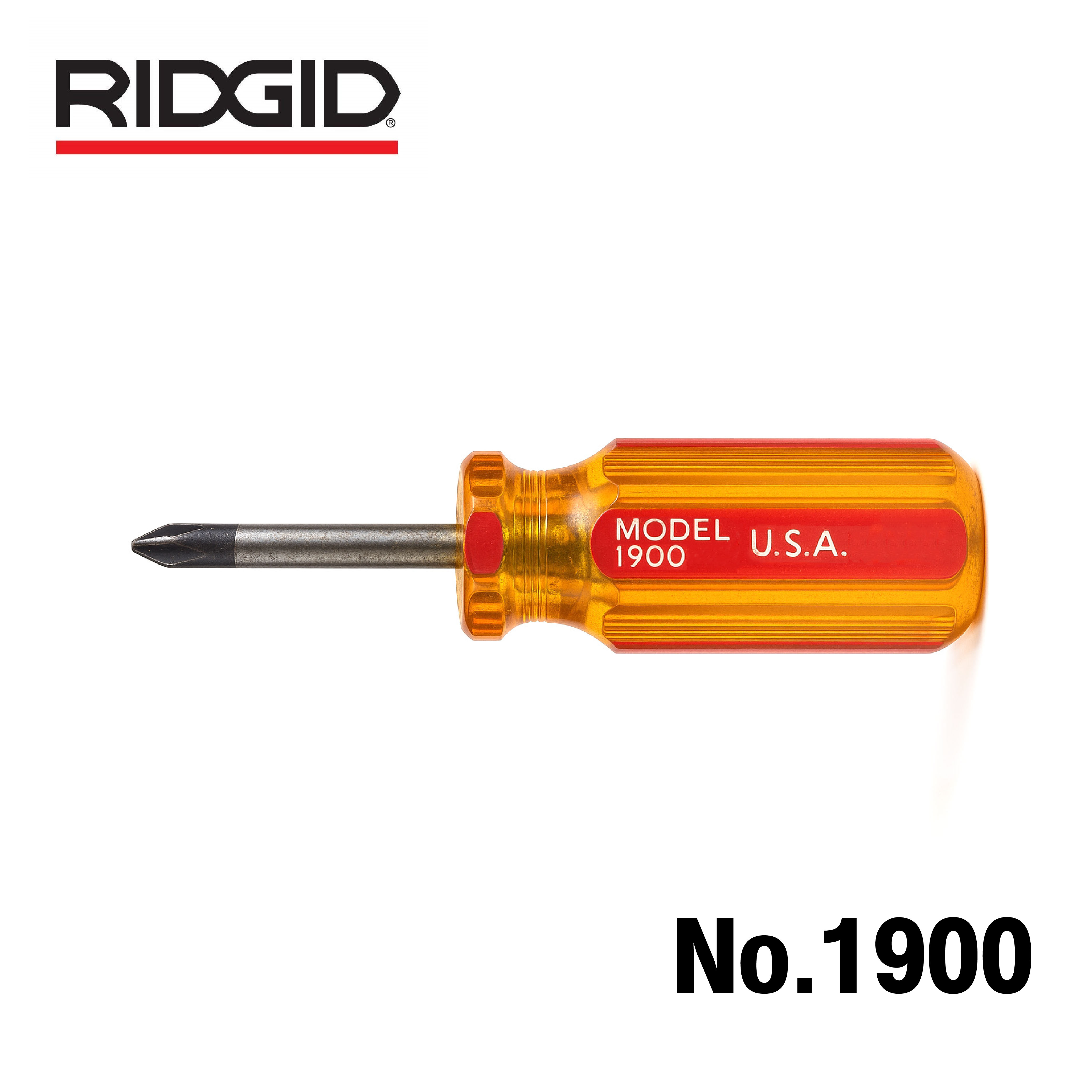 RIDGID ไขควงปากแบน No. 1900
