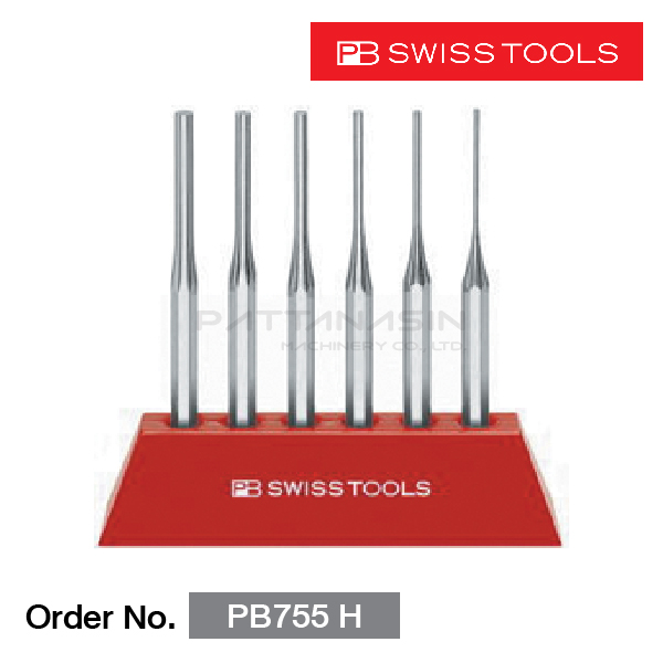 PB SWISS TOOLS ชุดเหล็กส่ง 6 ตัว รุ่น PB755 H