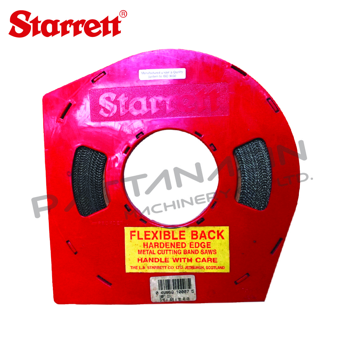 Starrett ใบเลื่อยสายพานตัดโลหะ (Super Flex Back) ขนาด 2 mm. x 1/16" x 0.65 mm x 0.025"