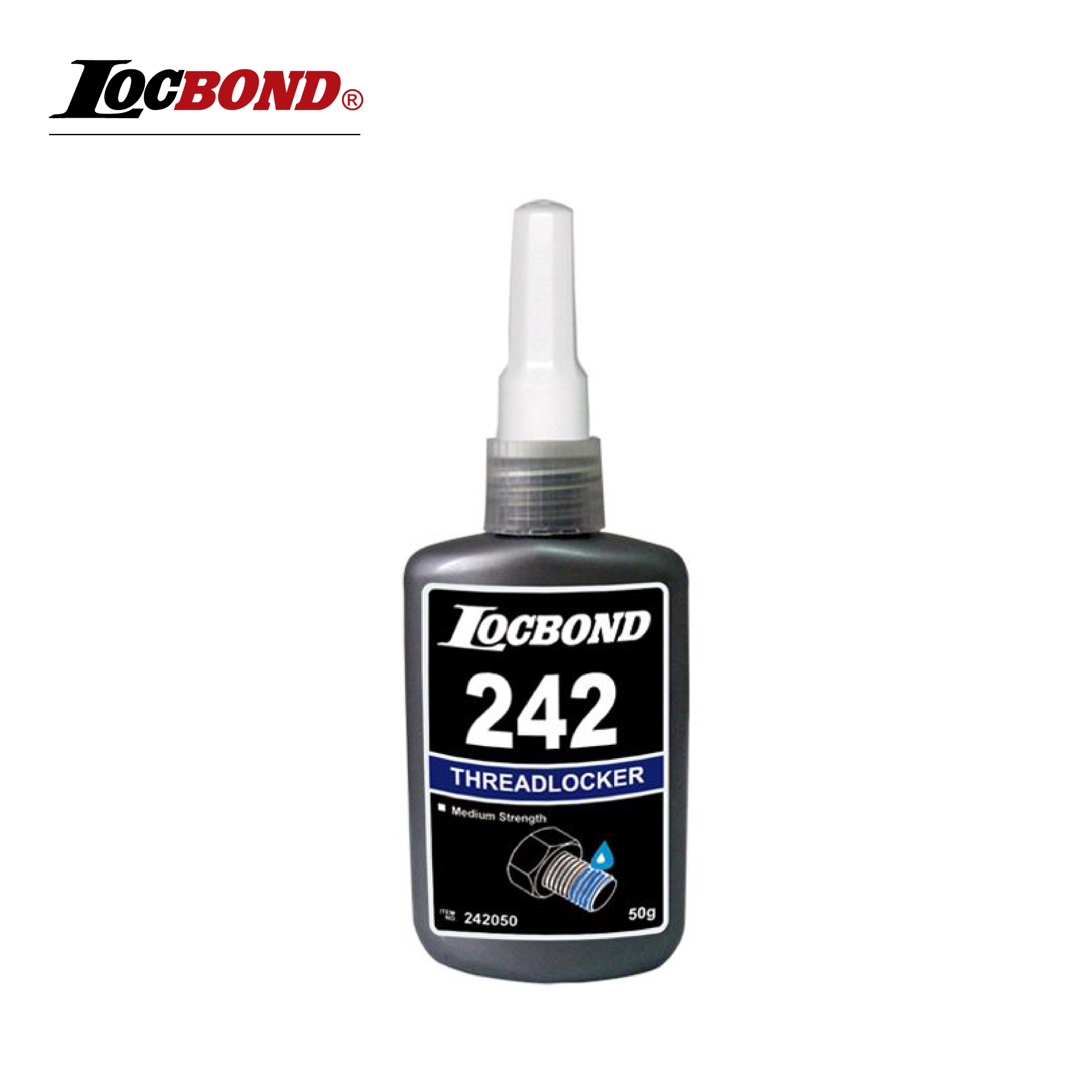 Locbond น้ำยาล็อคเกลียว (50g) Threadlocker 242