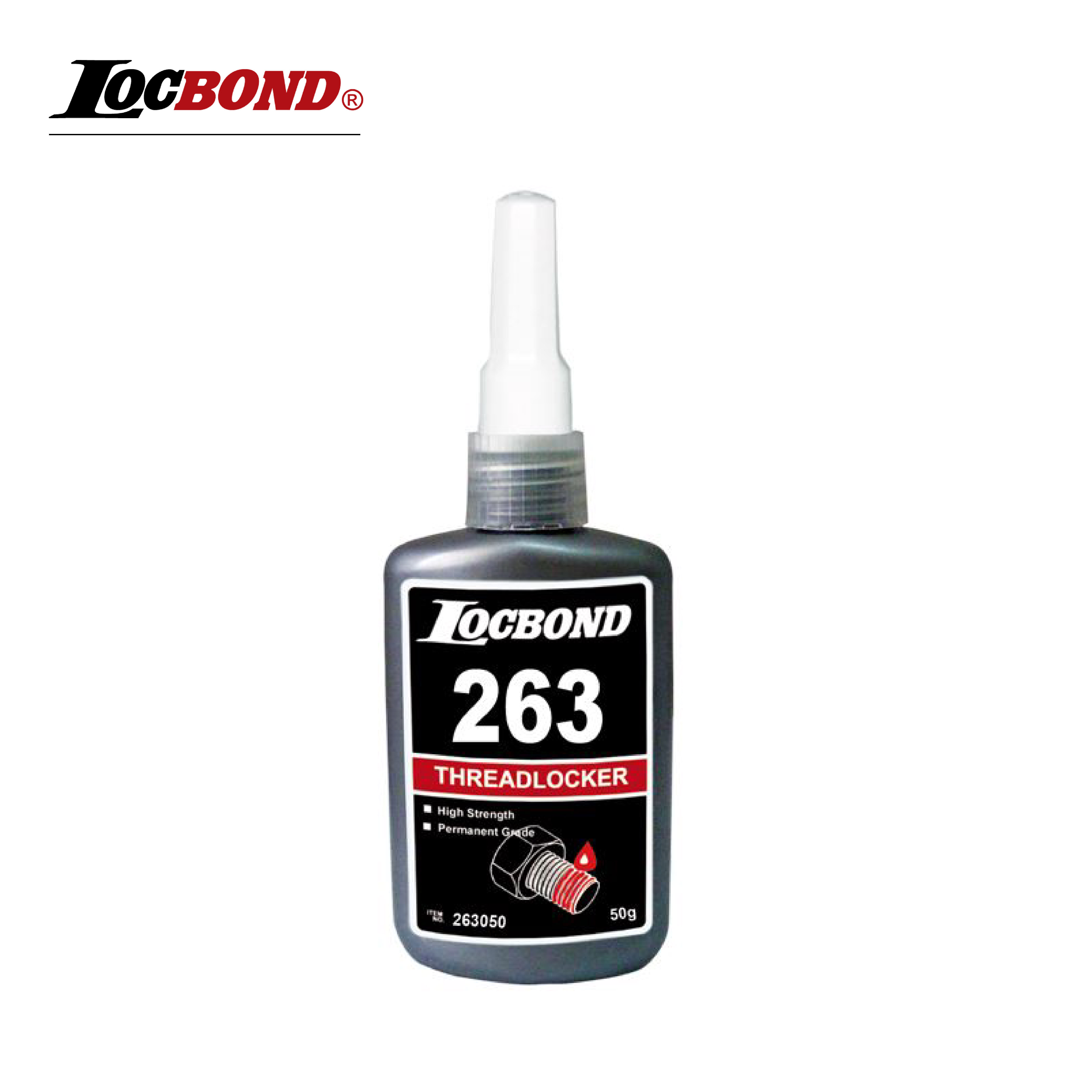 Locbond น้ำยาล็อคเกลียว (50g) Threadlocker 263