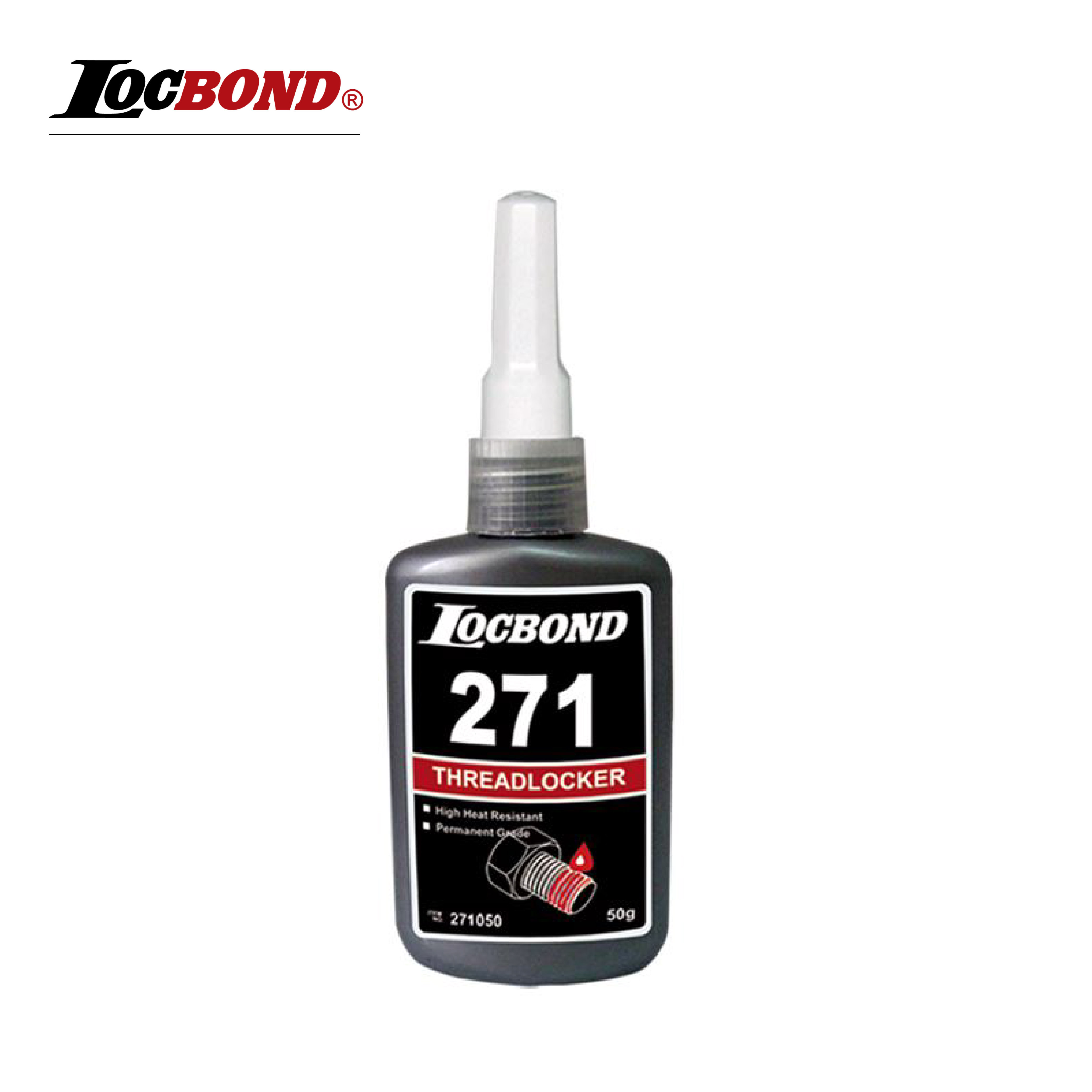 Locbond น้ำยาล็อคเกลียว (50g) Threadlocker 271
