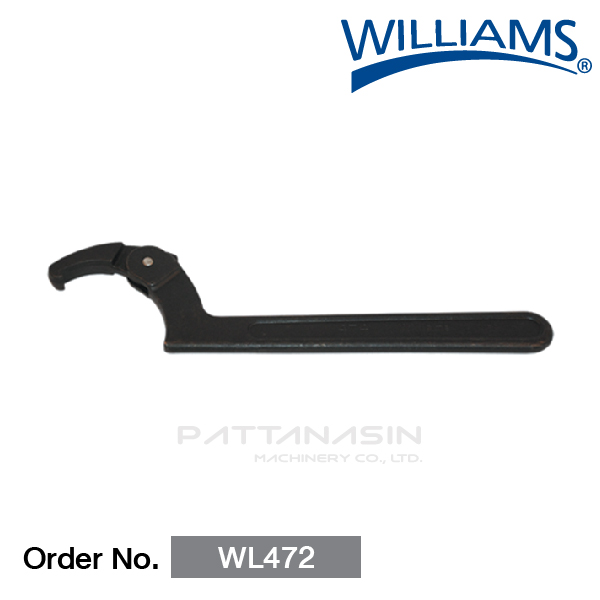 WILLIAMS ประแจขอปรับขยายได้แบบเขี้ยว ขนาดขยาย : 1.1/4" - 3"