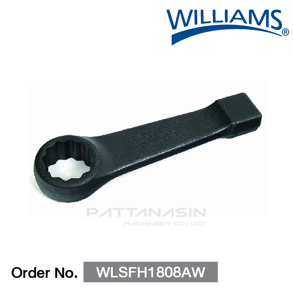 WILLIAMS ประแจแหวนค้อนตีแบบตรง ขนาด 1.5/16" (33 mm.)