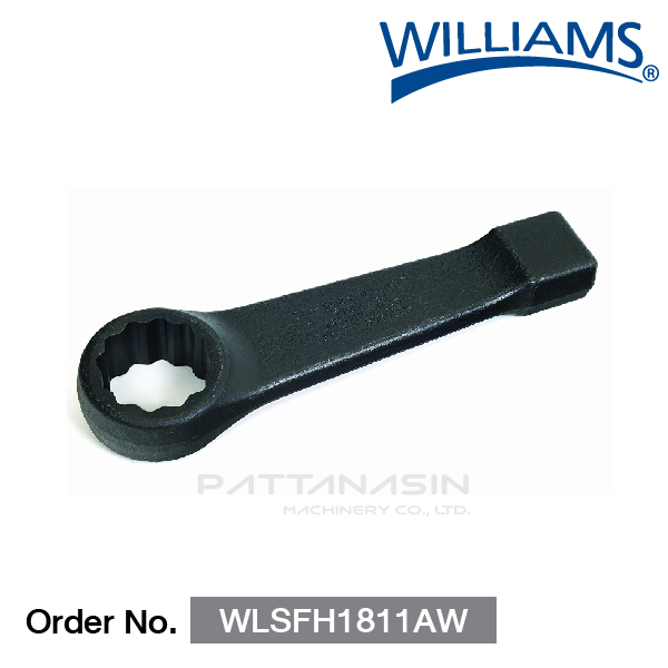 WILLIAMS ประแจแหวนค้อนตีแบบตรง ขนาด 1.13/16" (46 mm.)