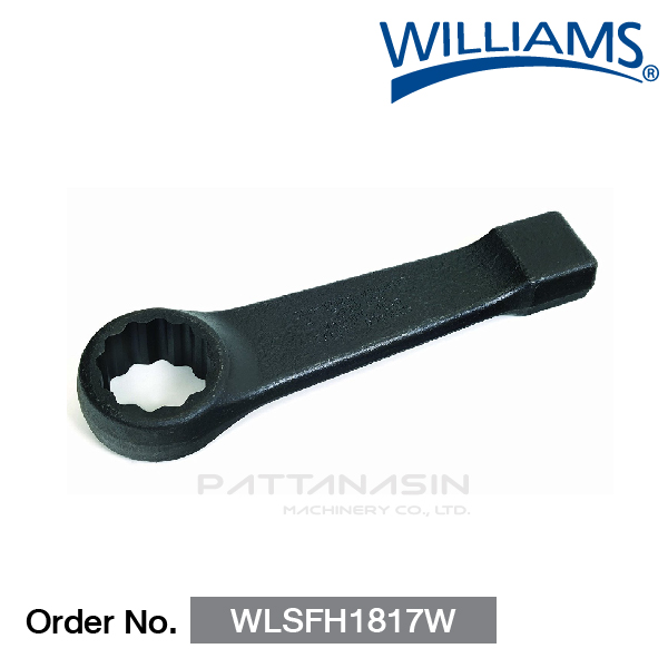 WILLIAMS ประแจแหวนค้อนตีแบบตรง ขนาด 3.1/8" (80 mm.)