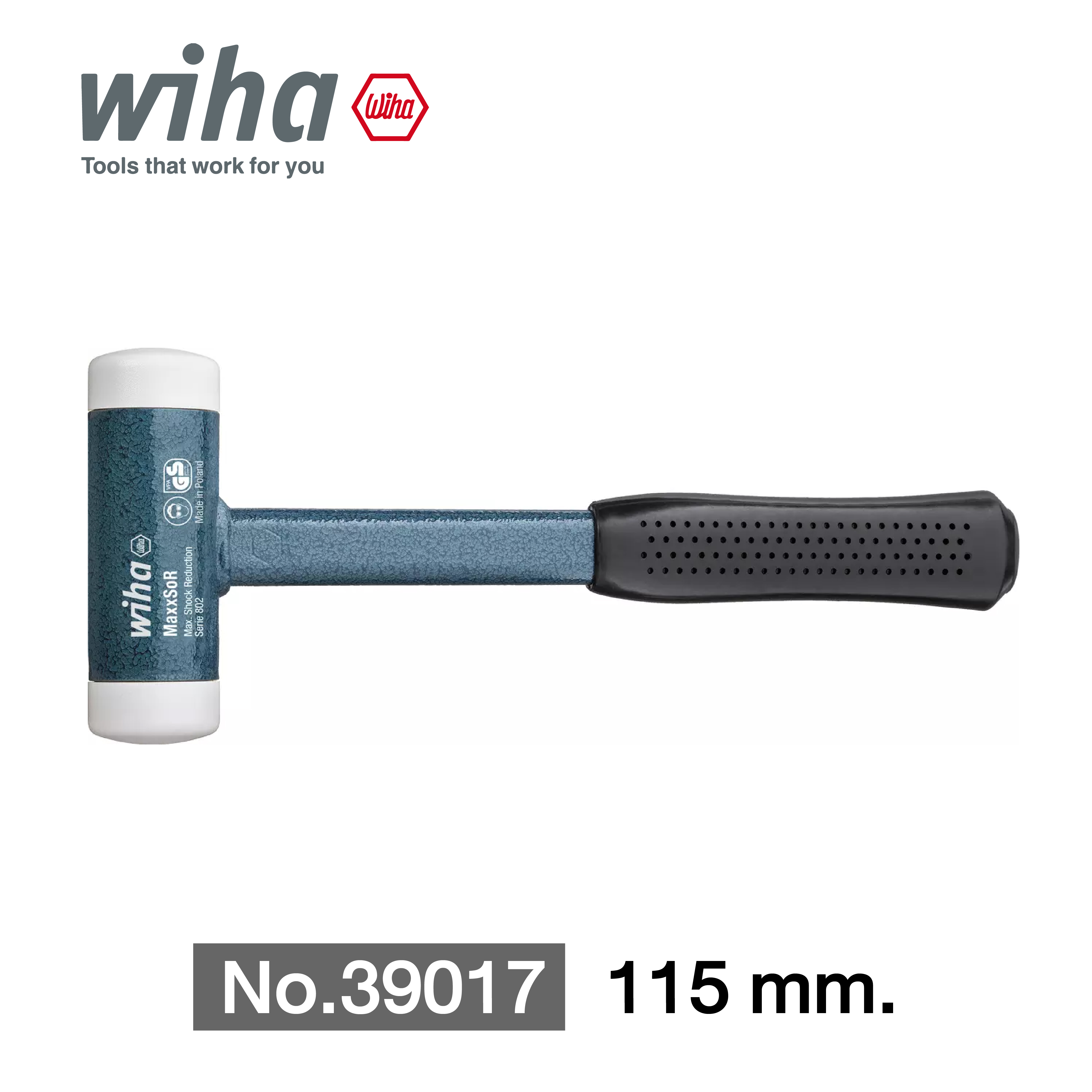 WIHA ค้อนไนล่อน 8021/30 No.39017 556g