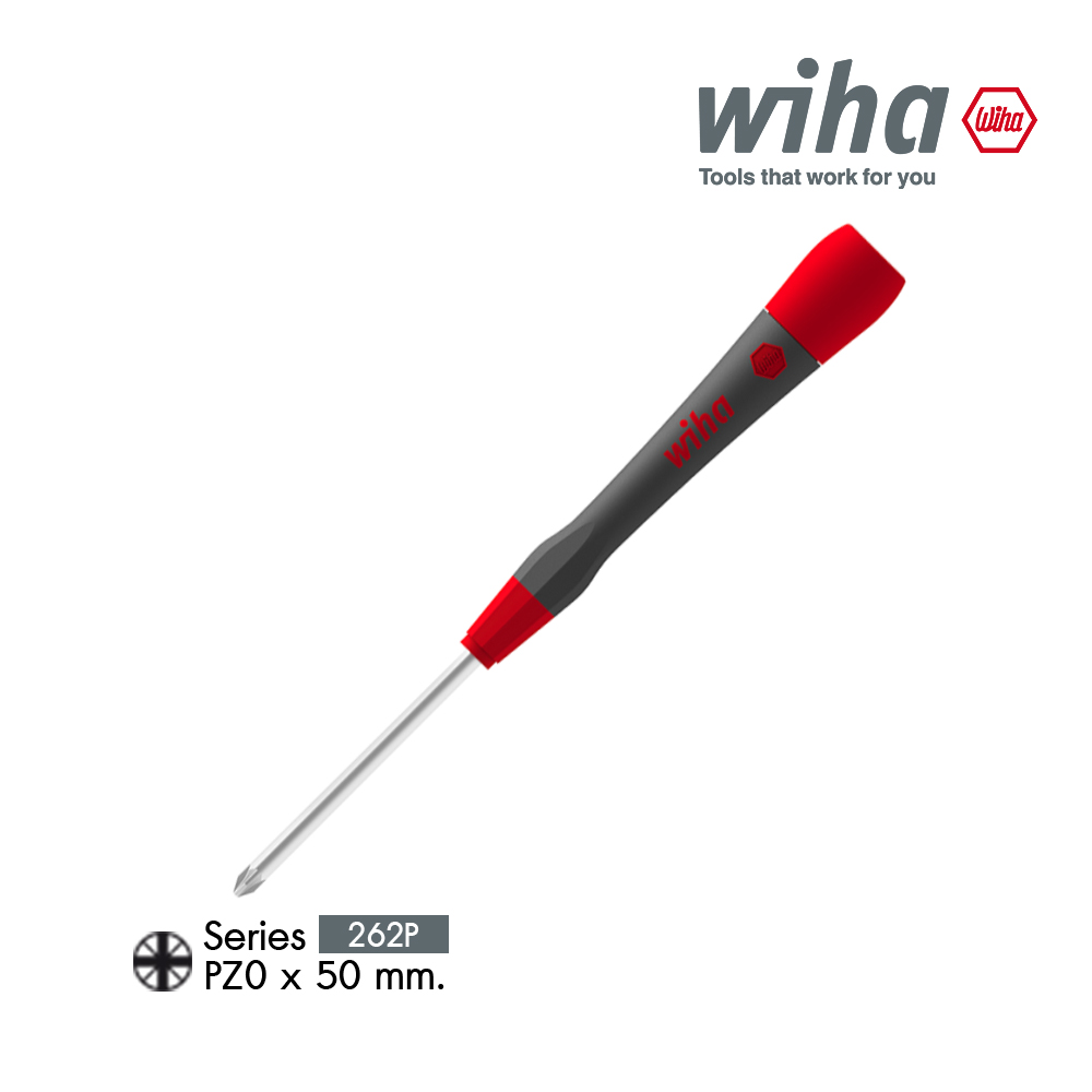 Wiha PicoFinish ปากแฉกโพซี่ Pozidriv ขนาด PZ0 x 50mm #42418