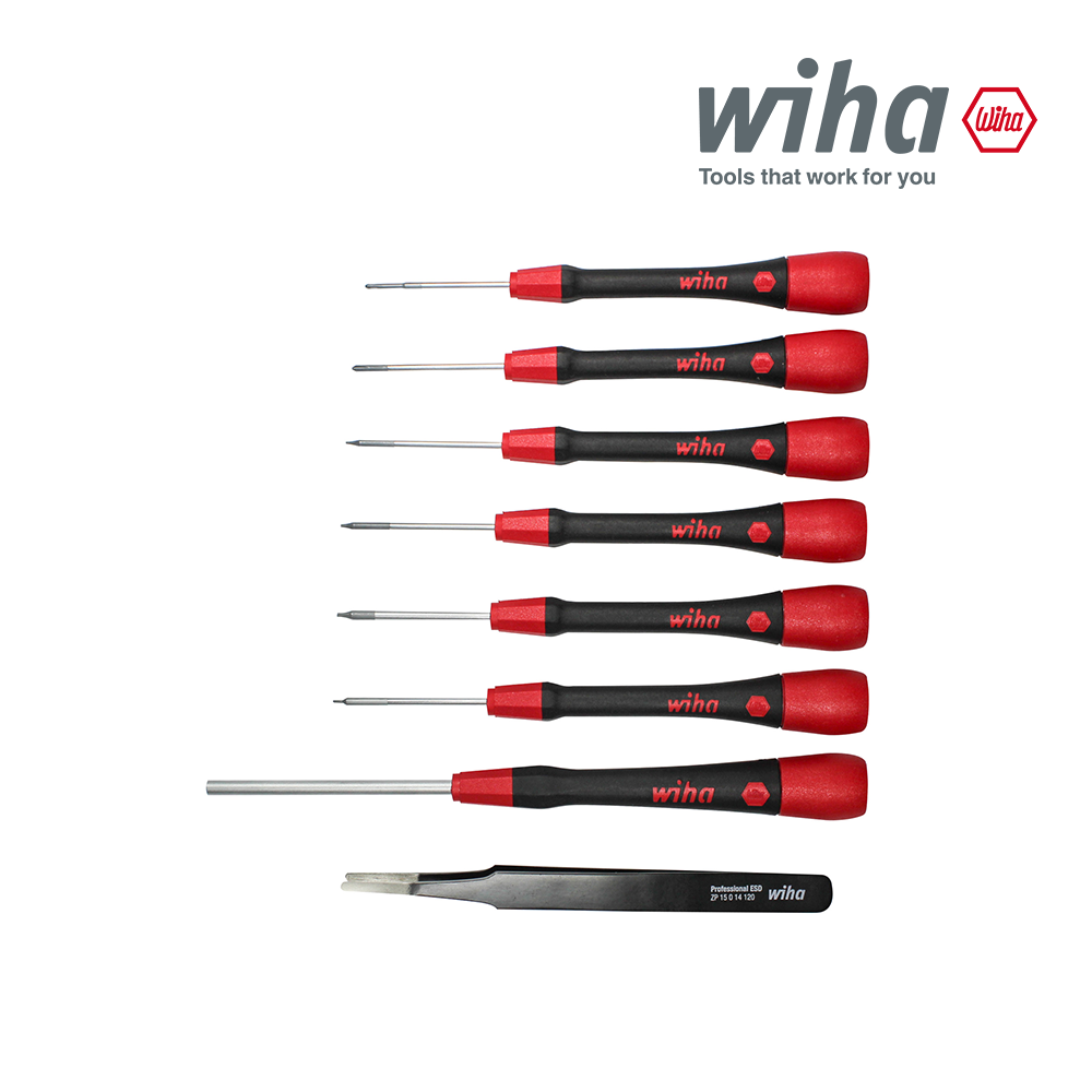 WIHA ไขควงอิเล็คทรอนิกสชุด 266PF No.42995 8ตัว/ชุด