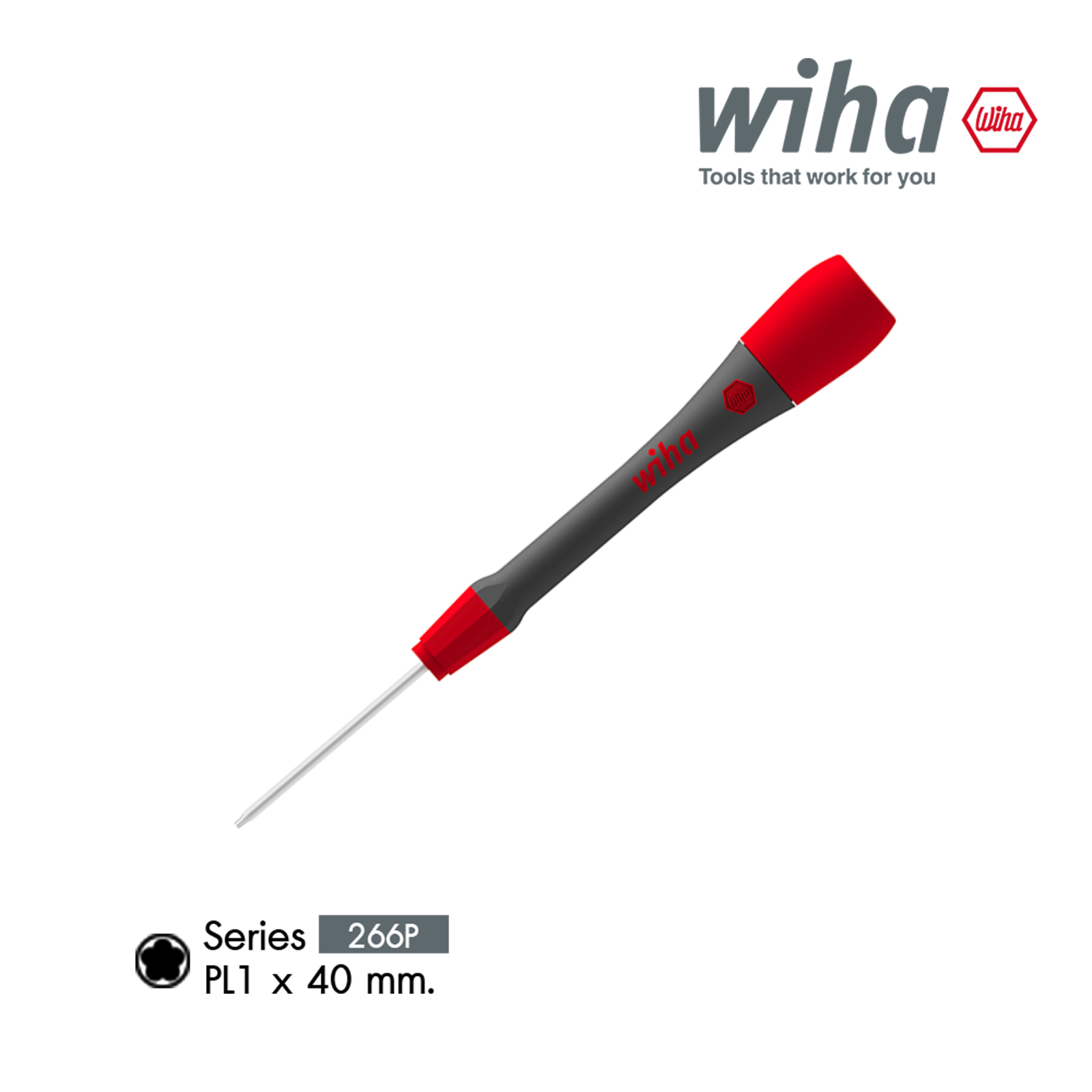 Wiha PicoFinish 266P ไขควงหัว Pentalobe 5 แฉก NO. PL1 #42464