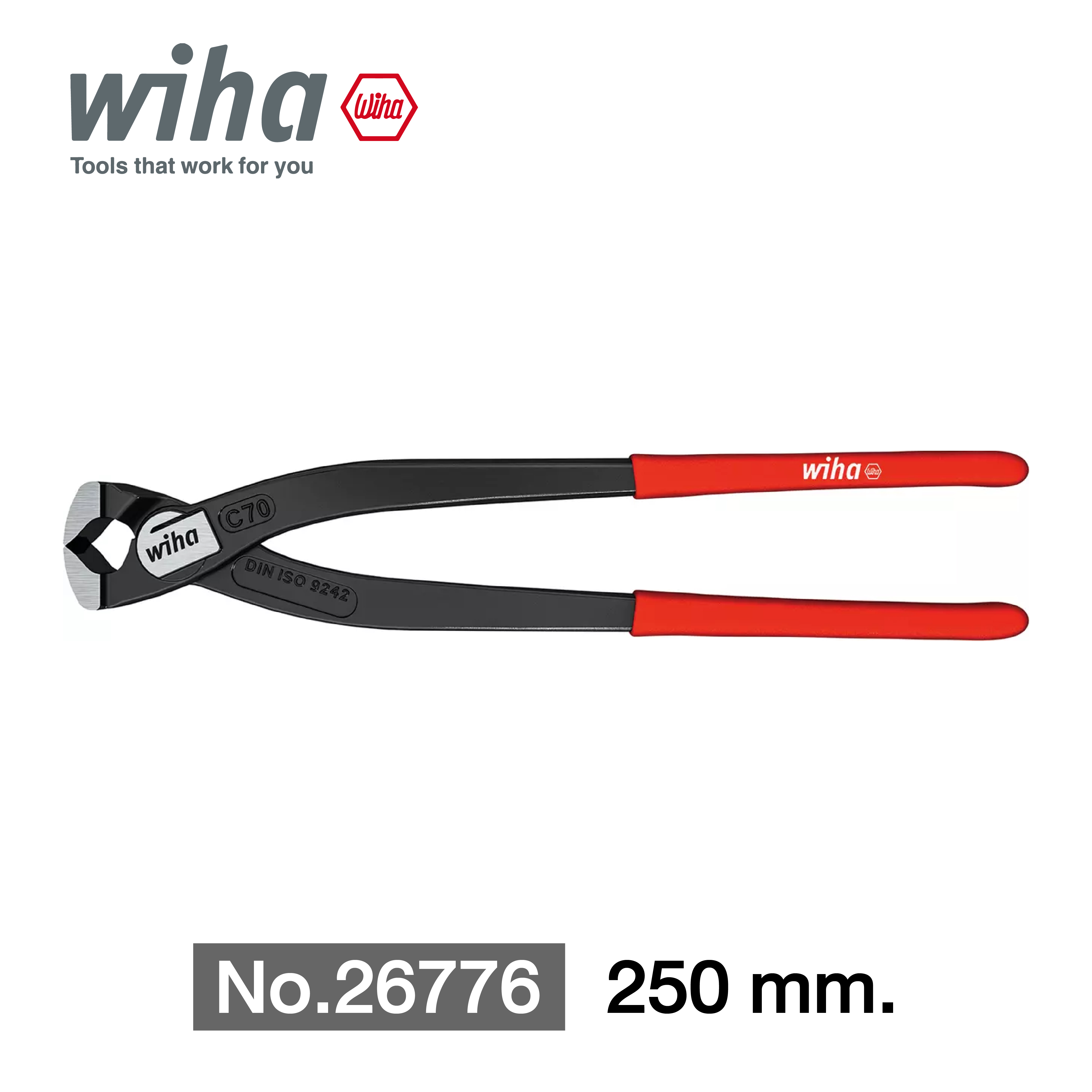 WIHA คีมตัดตะปู Z 31 0 01 No.26776 (250 มม, 10")