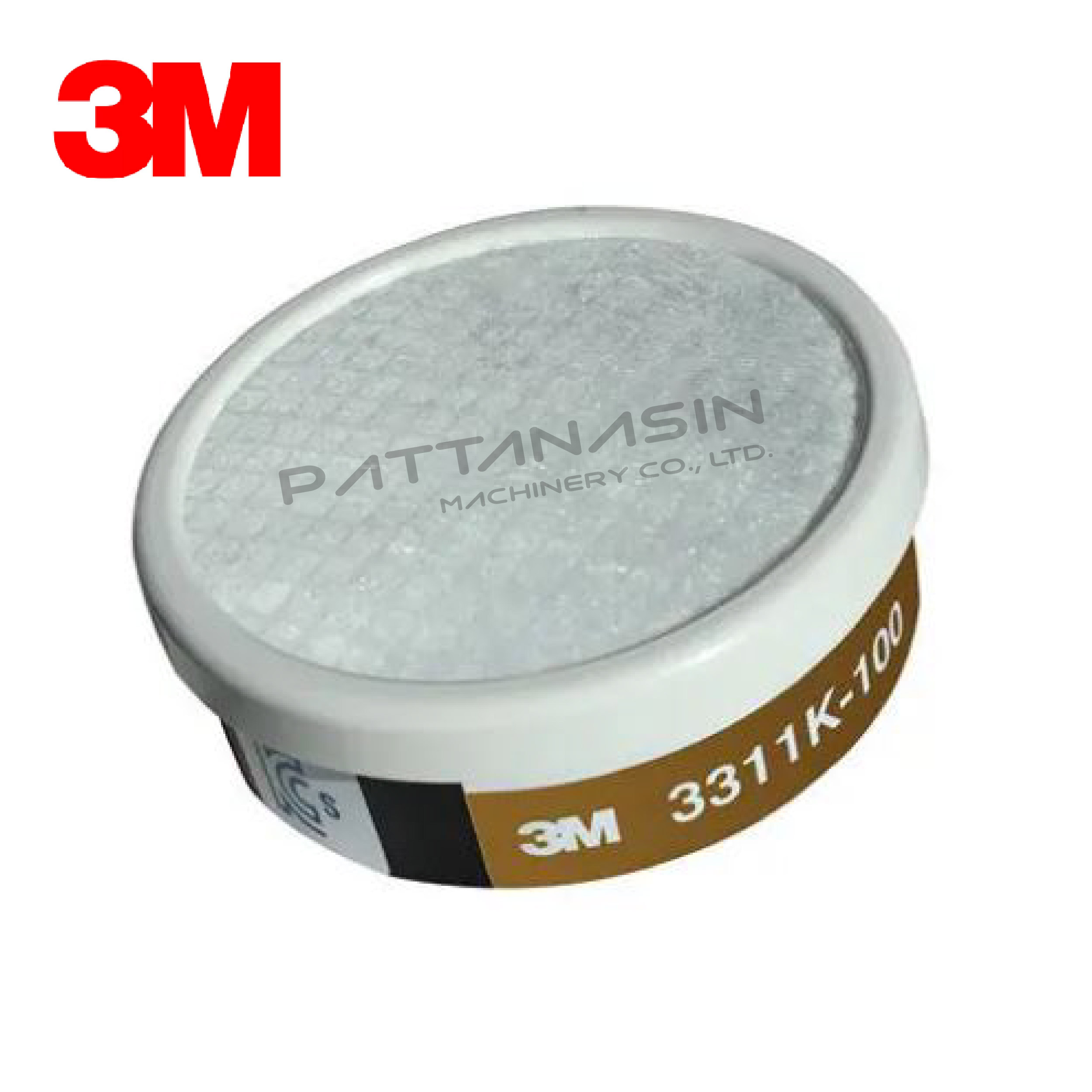 3M ตลับกรองสารเคมี+แผ่นกรอง รุ่น 3311K-100