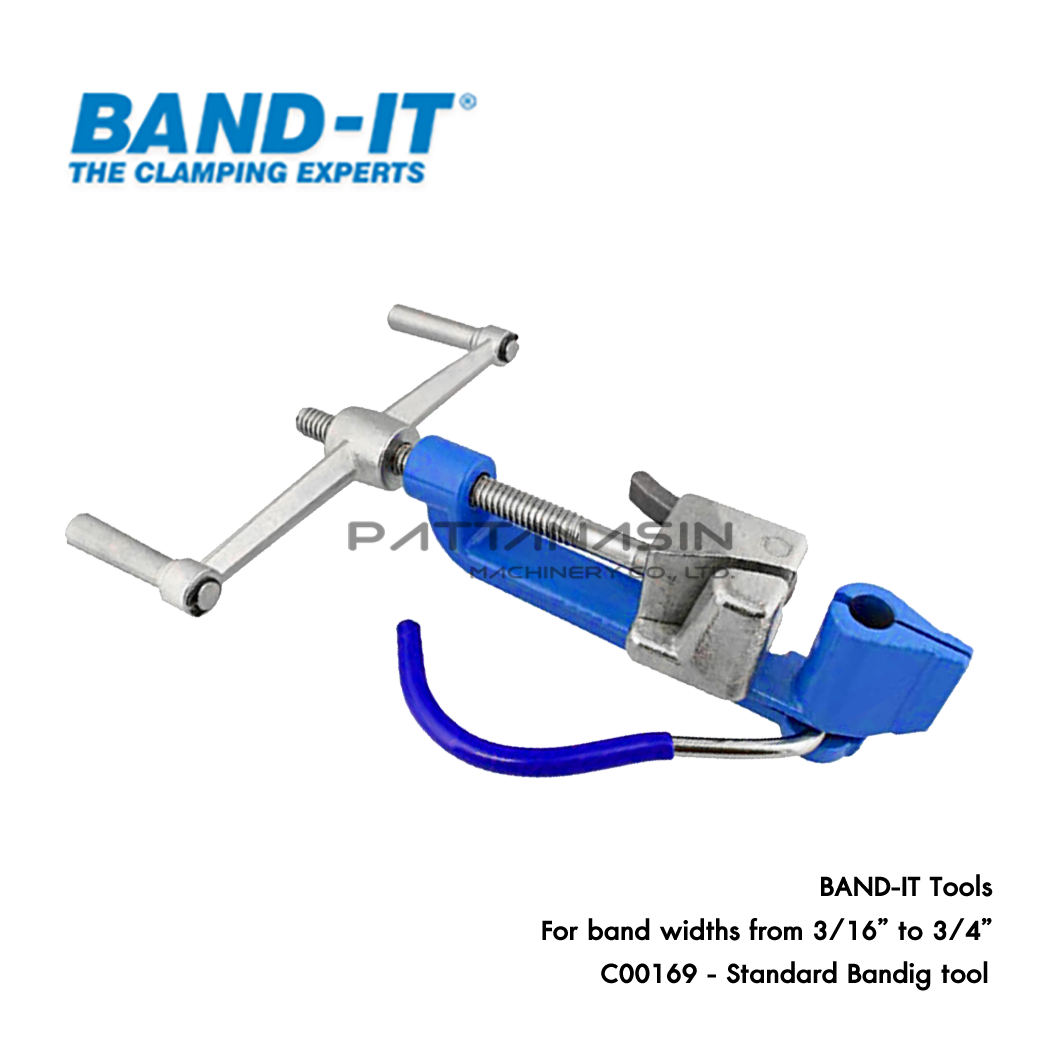 BAND-IT C001 เครื่องรัด และตัดสายสแตนเลส C001 ขนาดสาย 3/16" - 3/4" (4.76 - 19.05 mm)