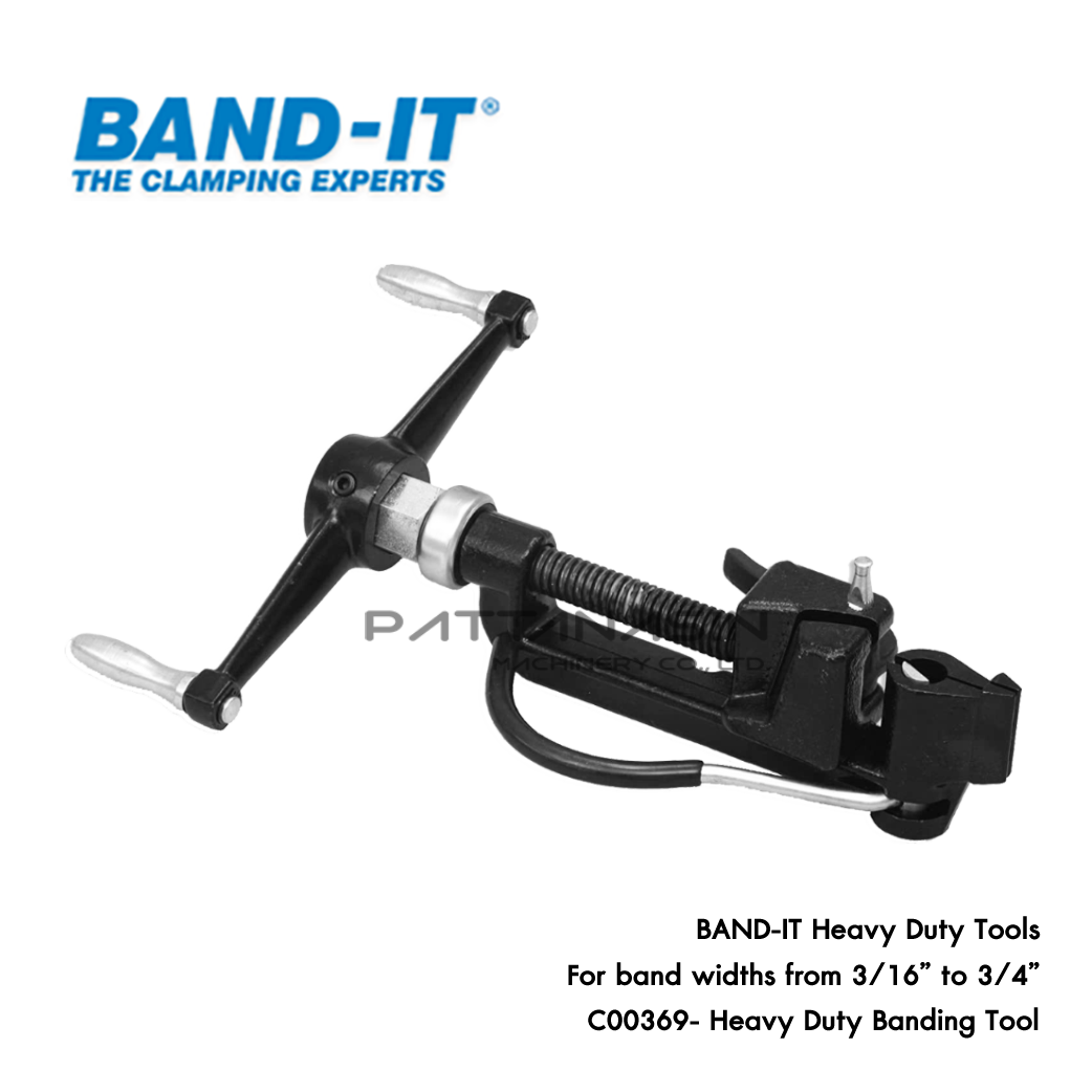 BAND-IT C003 เครื่องรัด และตัดสายสแตนเลส C003 สำหรับงานหนัก ใช้รัดสาย Giant Band  กว้าง 3/16" - 3/4" (4.76 - 19.05 mm)
