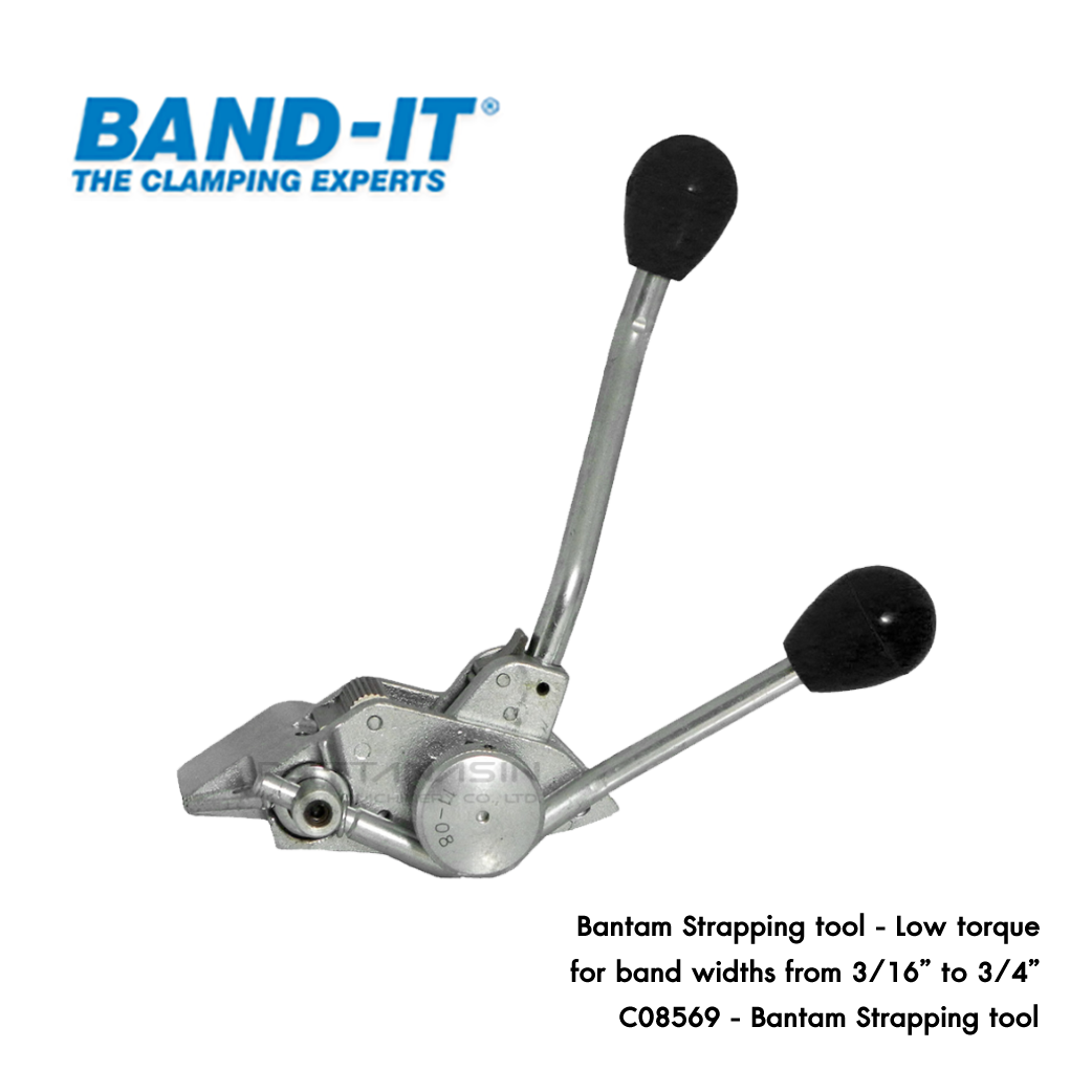 BAND-IT C085 เครื่องรัดสายสแตนเลส สำหรับงานเบา รัดสายขนาด 3/16" - 3/4" (4.76 - 19.05 mm)