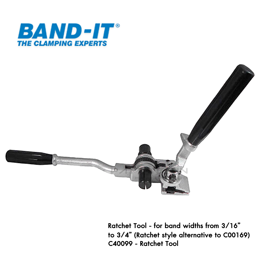 BAND-IT C400 เครื่องรัดสายสแตนเลส รัดสายขนาด 3/8" - 3/4" (9.53 - 19.05 mm) ความหนา 0.030" (0.76 mm) ขึ้นไป